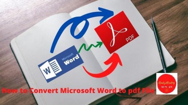 How to convert word to pdf file without online website help
